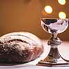 eucharist - bread and wine